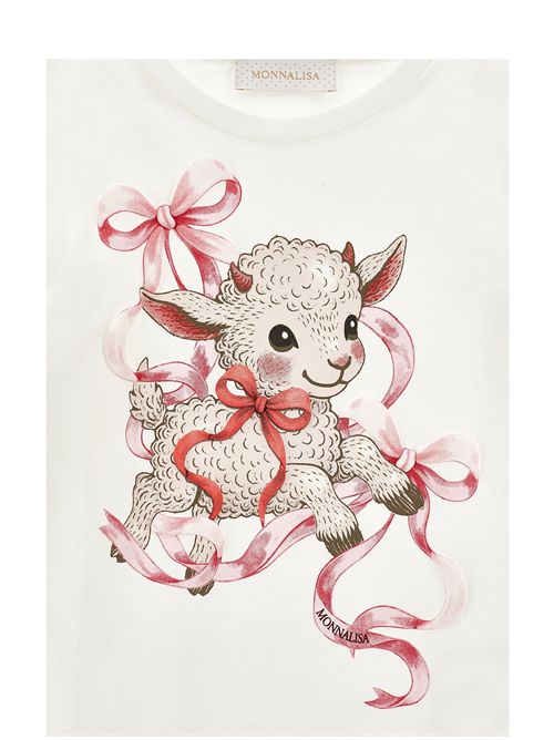 T-shirt, bambina, logata. MONNALISA | 11H642 82010001